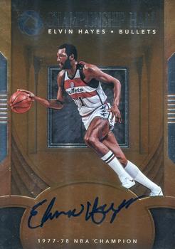 2017-18 Panini Opulence - Championship Hall Signatures Silver #HC-EHY Elvin Hayes Front