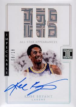 2017-18 Panini Impeccable - Impeccable All-Stars Autographs #IAS-KBR Kobe Bryant Front