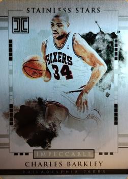 2017-18 Panini Impeccable - Stainless Stars #SS-CB Charles Barkley Front