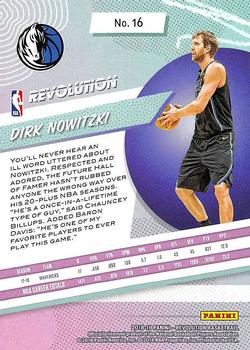 2018-19 Panini Revolution #16 Dirk Nowitzki Back