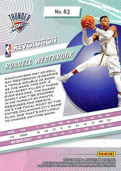 2018-19 Panini Revolution #63 Russell Westbrook Back