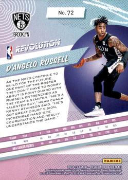 2018-19 Panini Revolution #72 D'Angelo Russell Back