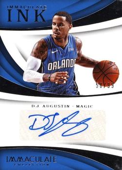 2017-18 Panini Immaculate Collection - Immaculate Ink #II-DJA D.J. Augustin Front
