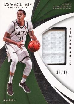 2017-18 Panini Immaculate Collection - Remarkable Memorabilia #RM-JHN John Henson Front
