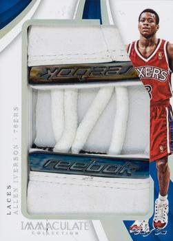 2017-18 Panini Immaculate Collection - Sneak Peek Laces #SP-24 Allen Iverson Front
