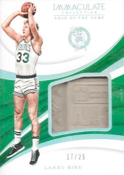 2017-18 Panini Immaculate Collection - Sole of the Game #SG-20 Larry Bird Front