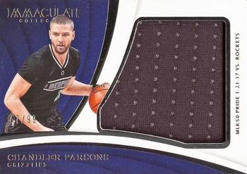 2017-18 Panini Immaculate Collection - Special Event Materials #SE-CPS Chandler Parsons Front