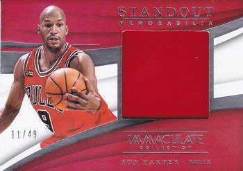 2017-18 Panini Immaculate Collection - Standout Memorabilia #SM-RHP Ron Harper Front