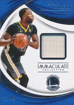 2017-18 Panini Immaculate Collection - Swatches #SW-DGN Draymond Green Front