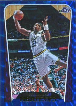 2018-19 Hoops - Blue Checkerboard #294 Karl Malone Front