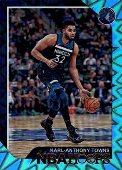 2018-19 Hoops - Teal Explosion #190 Karl-Anthony Towns Front