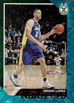 2018-19 Hoops - Teal Explosion #225 Brook Lopez Front