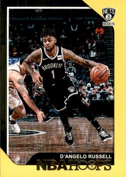 2018-19 Hoops - Yellow #98 D'Angelo Russell Front