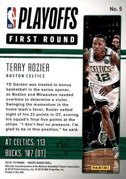 2018-19 Hoops - Road to the Finals #5 Terry Rozier Back