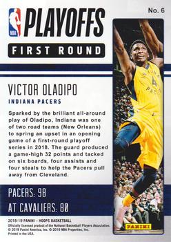 2018-19 Hoops - Road to the Finals #6 Victor Oladipo Back