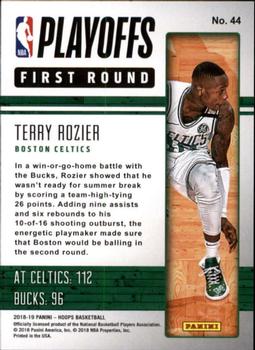 2018-19 Hoops - Road to the Finals #44 Terry Rozier Back