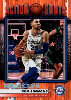 2018-19 Hoops - Action Shots #AS-2 Ben Simmons Front