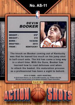 2018-19 Hoops - Action Shots #AS-11 Devin Booker Back