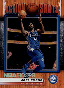 2018-19 Hoops - Action Shots #AS-20 Joel Embiid Front