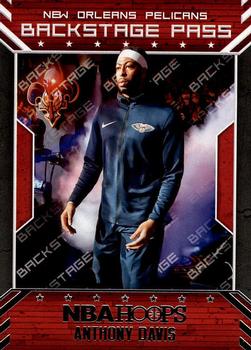 2018-19 Hoops - Backstage Pass #BSP-7 Anthony Davis Front