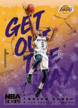 2018-19 Hoops Winter - Get Out The Way #GOW-6 Rajon Rondo Front