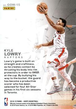 2018-19 Hoops Winter - Get Out The Way #GOW-15 Kyle Lowry Back