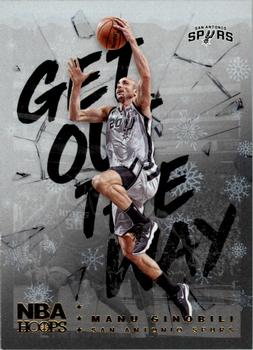 2018-19 Hoops Winter - Get Out The Way #GOW-17 Manu Ginobili Front