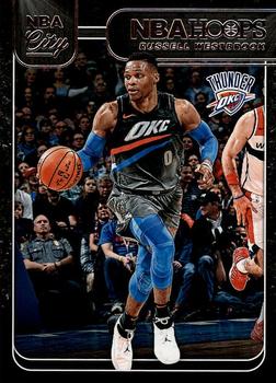 2018-19 Hoops - NBA City #NBA-3 Russell Westbrook Front
