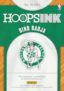 2018-19 Hoops - Hoops Ink #HI-DRJ Dino Radja Back