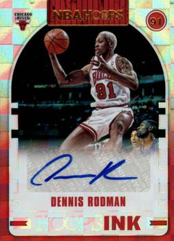2018-19 Hoops - Hoops Ink #HI-DRM Dennis Rodman Front