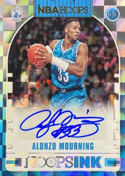2018-19 Hoops - Hoops Ink #HI-AMG Alonzo Mourning Front