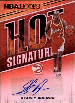 2018-19 Hoops - Hot Signatures #HS-SAG Stacey Augmon Front