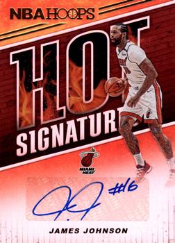 2018-19 Hoops - Hot Signatures #HS-JJS James Johnson Front