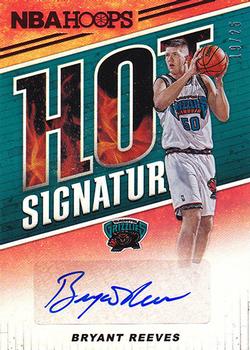 2018-19 Hoops - Red Hot Signatures #HS-BRV Bryant Reeves Front