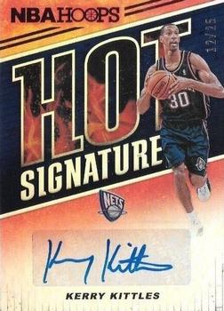 2018-19 Hoops - Red Hot Signatures #HS-KKT Kerry Kittles Front