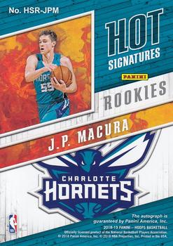 2018-19 Hoops - Hot Signatures Rookies #HSR-JPM J.P. Macura Back