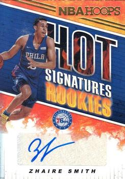 2018-19 Hoops - Hot Signatures Rookies #HSR-ZS Zhaire Smith Front