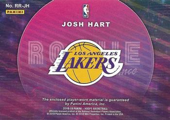 2018-19 Hoops - Rookie Remembrance #RR-JH Josh Hart Back