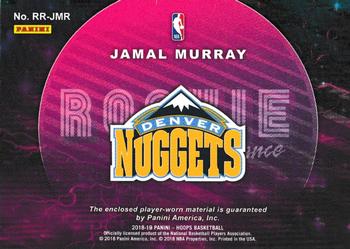 2018-19 Hoops - Rookie Remembrance #RR-JMR Jamal Murray Back