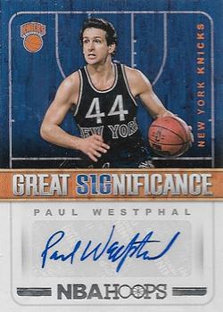 2018-19 Hoops - Great SIGnificance #GS-PW Paul Westphal Front