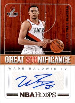 2018-19 Hoops - Great SIGnificance #GS-WB Wade Baldwin IV Front