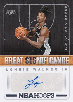 2018-19 Hoops - Great SIGnificance #GS-LW Lonnie Walker IV Front