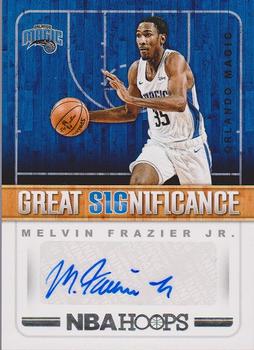 2018-19 Hoops - Great SIGnificance #GS-MF Melvin Frazier Jr. Front