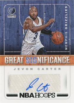 2018-19 Hoops - Great SIGnificance #GS-JC Jevon Carter Front