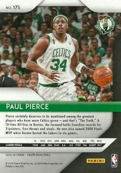 2018-19 Panini Prizm #175 Paul Pierce Back