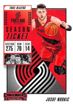 2018-19 Panini Contenders #7 Jusuf Nurkic Front