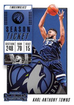 2018-19 Panini Contenders #61 Karl-Anthony Towns Front