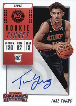 2018-19 Panini Contenders #142 Trae Young Front