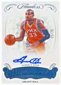 2017-18 Panini Flawless - Excellence Signatures #ES-GH Grant Hill Front