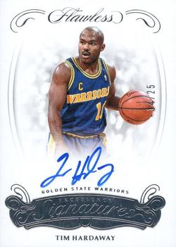 2017-18 Panini Flawless - Excellence Signatures #ES-TH Tim Hardaway Front